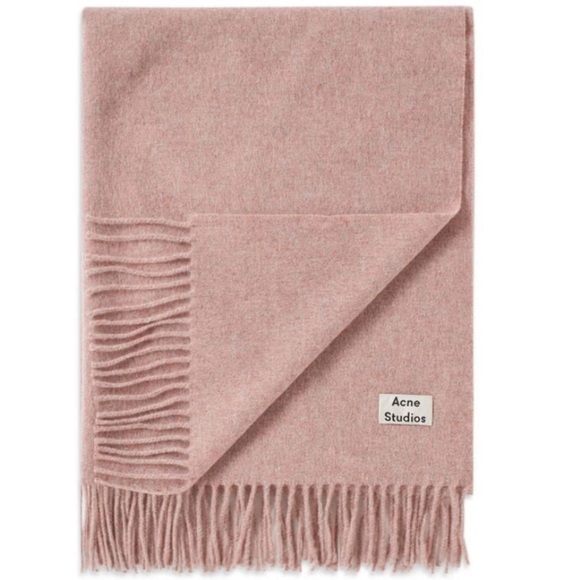 Acne Studios Accessories - Wool fringed scarf | Acne Studios